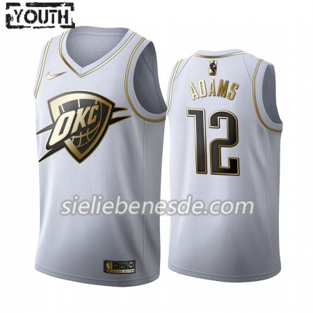 Kinder NBA Oklahoma City Thunder Trikot Steven Adams 12 Nike 2019-2020 Weiß Golden Edition Swingman